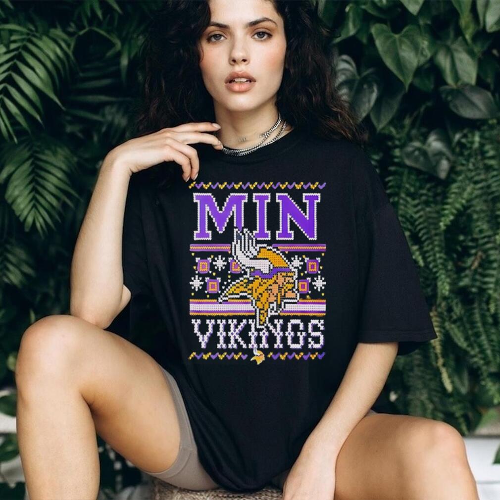 Minnesota Vikings Ugly Christmas Style T Shirt Minnesota Vikings Ugly Christmas Style T Shirt