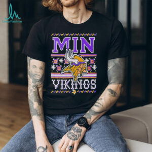 Minnesota Vikings Ugly Christmas Style T Shirt