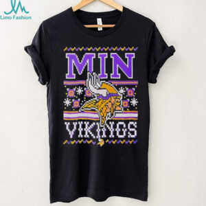 Minnesota Vikings Ugly Christmas Style T Shirt