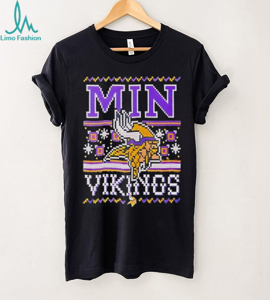 Minnesota Vikings Ugly Christmas Style T Shirt Minnesota Vikings Ugly Christmas Style T Shirt
