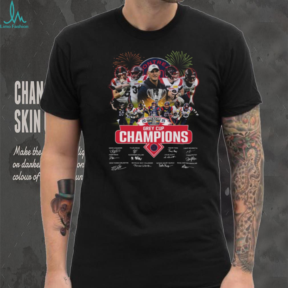 Montreal Alouettes 2025 Grey Cup Champions Commemorative Shirt Montreal Alouettes 2025 Grey Cup Champions Commemorative Shirt