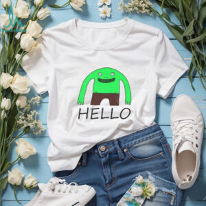 Mr. Frog Hello Hand Drawn shirt