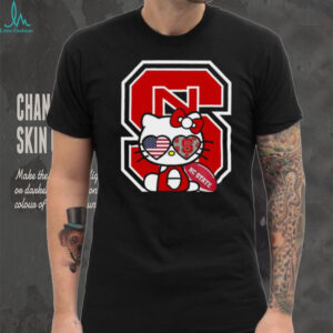 NC State Wolfpack Hello Kitty College Football Tee NC State Wolfpack Hello Kitty College Football Tee