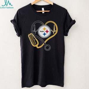 NFL Pittsburgh Steelers Nurse It's a Work of Heart T shirt