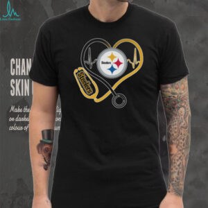 NFL Pittsburgh Steelers Nurse It's a Work of Heart T shirt