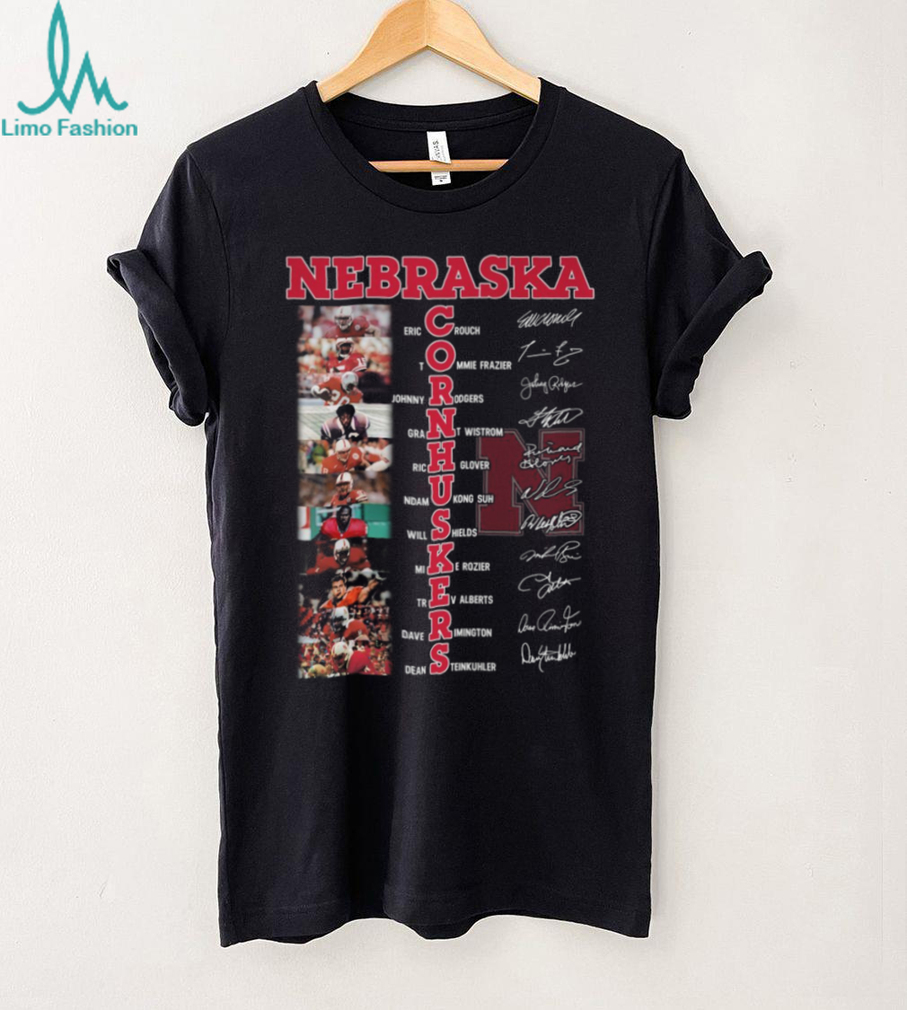 Nebraska Cornhuskers Legends Autograph Black T Shirt Nebraska Cornhuskers Legends Autograph Black T Shirt