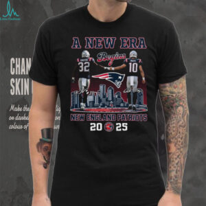 New England Patriots 2025 A New Era Commemorative T Shirt