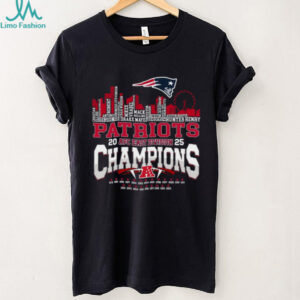 New England Patriots 2025 AFC East Division Champions T Shirt New England Patriots 2025 AFC East Division Champions T Shirt
