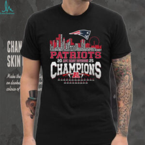 New England Patriots 2025 AFC East Division Champions T Shirts