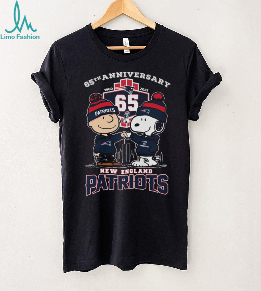 New England Patriots 65th Anniversary Peanuts Charlie Brown & Snoopy T Shirt Recovered New England Patriots 65th Anniversary Peanuts Charlie Brown & Snoopy T Shirt Recovered