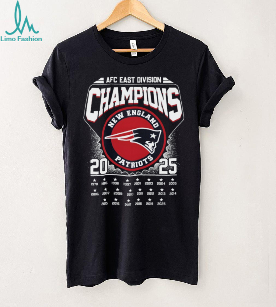 New England Patriots AFC East Division Champions T Shirt New England Patriots AFC East Division Champions T Shirt