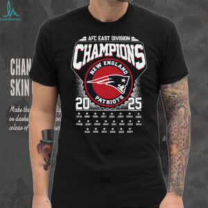 New England Patriots AFC East Division Champions T Shirt