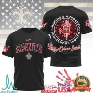 New Orleans Saints Official NFL MMIW Awareness Shirt New Orleans Saints Official NFL MMIW Awareness Shirt