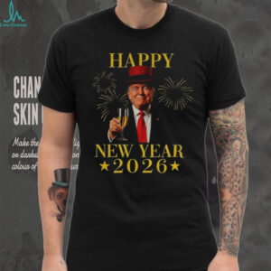 New Year 2026 Presidential Retro Fireworks Trump Happy New Year shirt