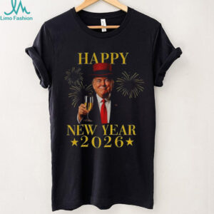 New Year 2026 Presidential Retro Fireworks Trump Happy New Year shirt