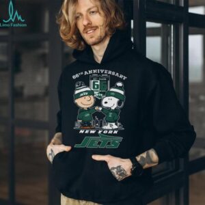 New York Jets 66th Anniversary Peanuts Character T Shirt