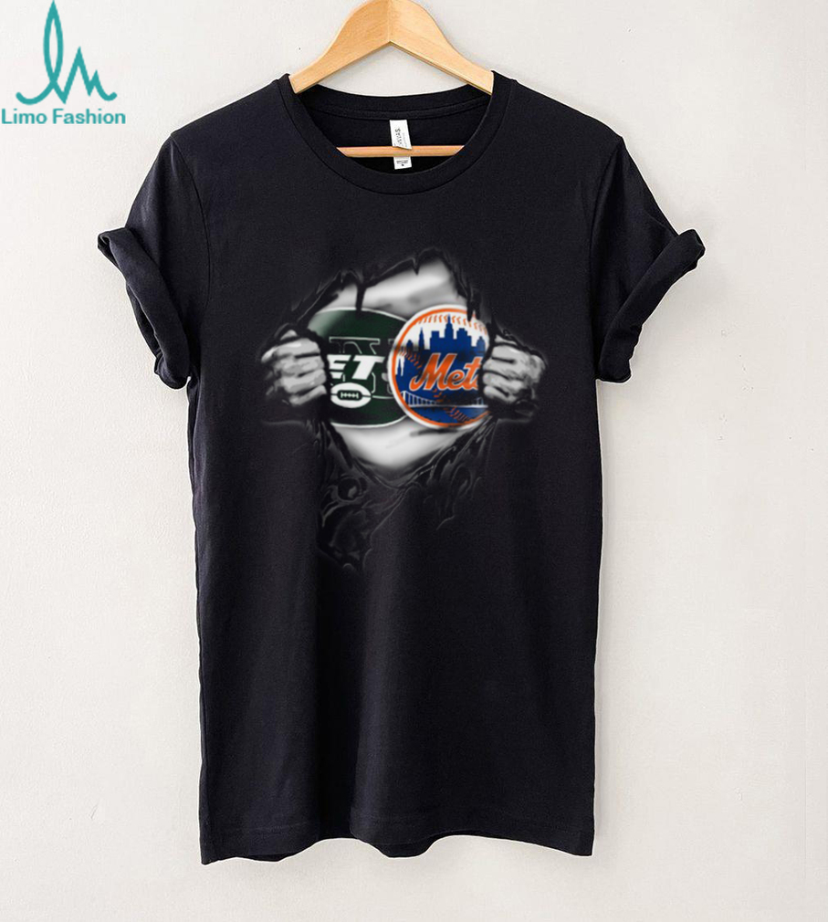New York Jets & Mets Crossover T Shirt New York Jets & Mets Crossover T Shirt