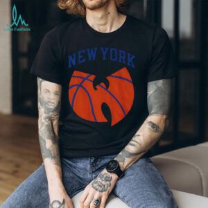 New York Knicks Basketball Wu Tang parody logo NBA 2025 shirt