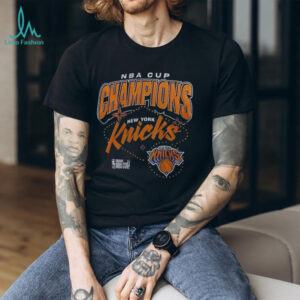 New York Knicks Winner Basketball NBA Cup 2025 Champions logo shirt