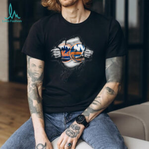 New York Mets & Islanders It's In My DNA Ripped T Shirt