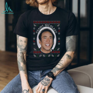 Nicolas Cage St Nicolas Christmas 2025 shirt