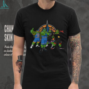 Ninja Turtle x New York Knicks Basketball 2025 NBA Cup Champions shirt