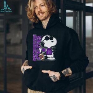 Northwestern Wildcats Snoopy Joe Cool Football T Shirt