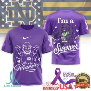 Notre Dame Fighting Irish Cancer Awareness T shirt