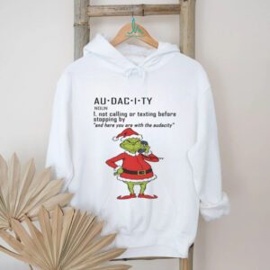 Noun 1 Not Calling Or Texting Before Stopping By And Here You Are With The Audecity T Shirt