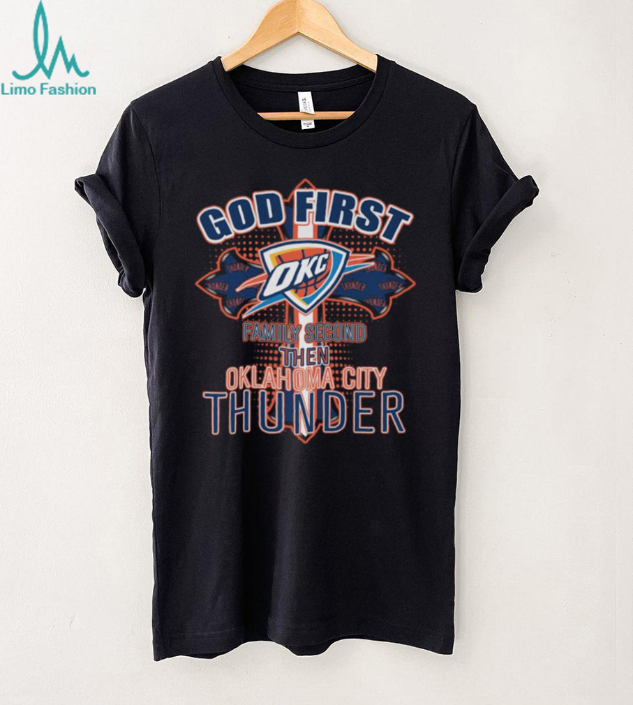 OKC Thunder ‘Faith & Family’ Black T Shirt OKC Thunder ‘Faith & Family’ Black T Shirt