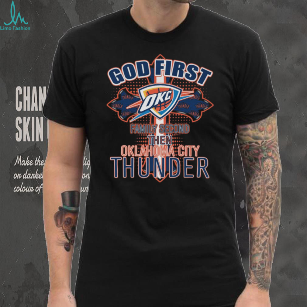 OKC Thunder ‘Faith & Family’ Black T Shirt OKC Thunder ‘Faith & Family’ Black T Shirt