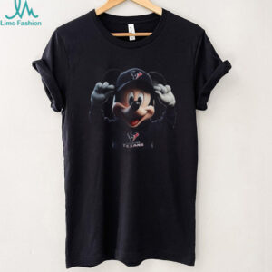 Official Houston Texans Mickey Mouse Fan T Shirt