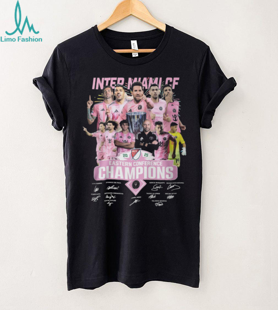 Official Inter Miami CF 2025 Eastern Conference Champions Signature Shirt Official Inter Miami CF 2025 Eastern Conference Champions Signature Shirt
