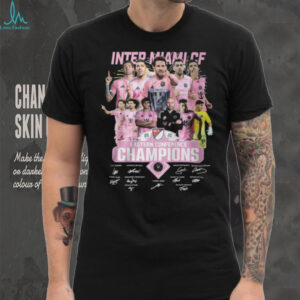 Official Inter Miami CF 2025 Eastern Conference Champions Signature Shirt