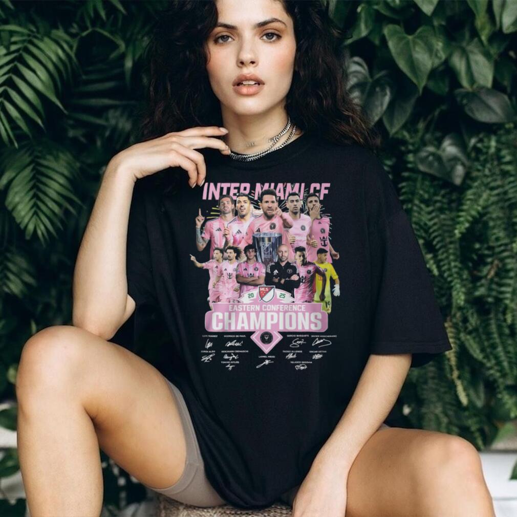 Official Inter Miami CF 2025 Eastern Conference Champions Signature Shirt Official Inter Miami CF 2025 Eastern Conference Champions Signature Shirt