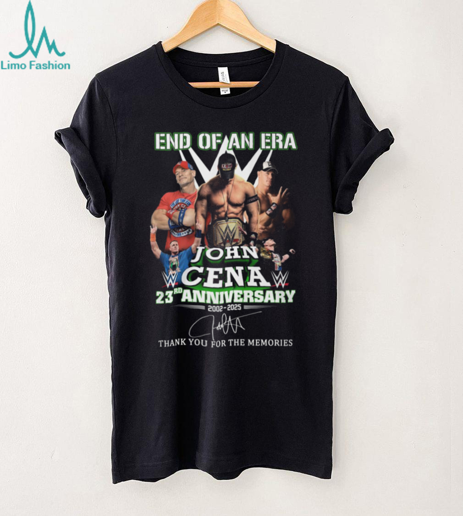 Official John Cena Thank You For The Memories Commemorative T Shirt Official John Cena Thank You For The Memories Commemorative T Shirt