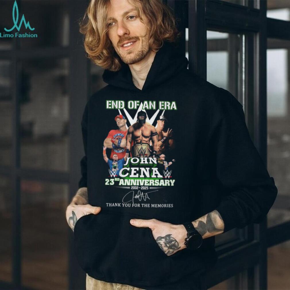 Official John Cena Thank You For The Memories Commemorative T Shirt Official John Cena Thank You For The Memories Commemorative T Shirt