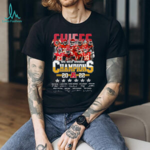 Official Kansas City Chiefs AFC West 2022 Champions T Shirt