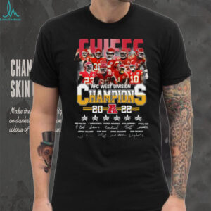 Official Kansas City Chiefs AFC West 2022 Champions T Shirt