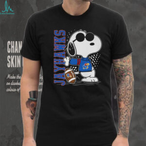 Official Kansas Jayhawks Mascot & Snoopy Collab T Shirt