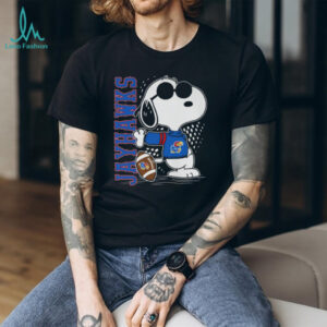 Official Kansas Jayhawks Mascot & Snoopy Collab T Shirt
