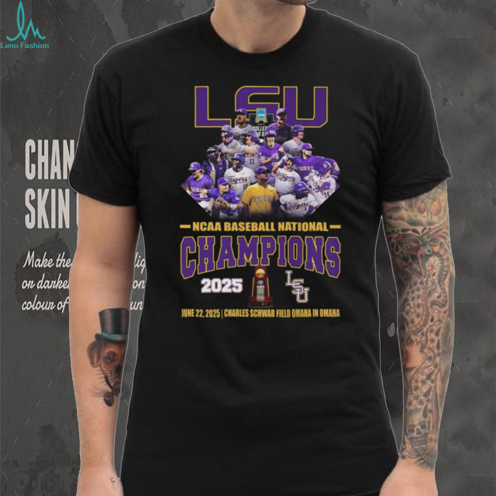 Official LSU Tigers 2025 NCAA Baseball National Champions Locker Room T Shirt Recovered Official LSU Tigers 2025 NCAA Baseball National Champions Locker Room T Shirt Recovered