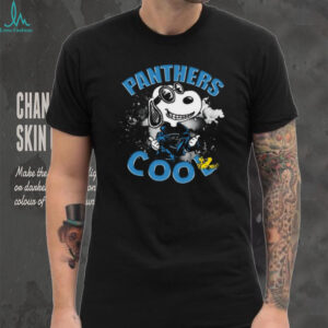 Official NFL Carolina Panthers Snoopy Graphic T Shirt