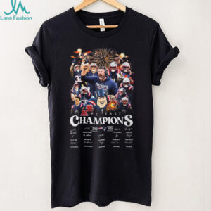 Official New England Patriots AFC East Champions 2025 Players Signatures Fireworks T shirt Official New England Patriots AFC East Champions 2025 Players Signatures Fireworks T shirt