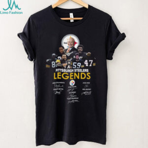 Official Pittsburgh Steelers HOF Player Signature T Shirt