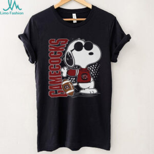 Official Snoopy Fan South Carolina Gamecocks T Shirt