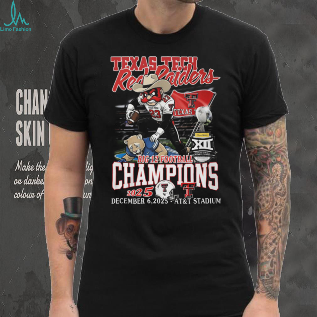 Official Texas Tech Red Raiders Big 12 Football Champions T Shirt Official Texas Tech Red Raiders Big 12 Football Champions T Shirt