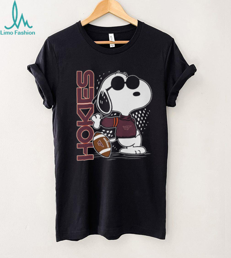 Official Virginia Tech Hokies Snoopy Football Fan T Shirt Official Virginia Tech Hokies Snoopy Football Fan T Shirt