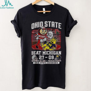 Ohio State Buckeyes beat Michigan Wolverines mascot 27 09 NCAA Game 2025 shirt