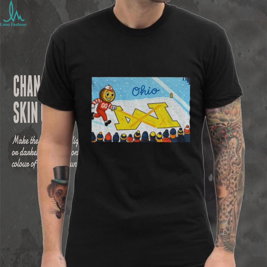 Ohio State Buckeyes football Brutus Snow beat Michigan Wolverines shirt Ohio State Buckeyes football Brutus Snow beat Michigan Wolverines shirt